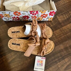 Muk Luks Posie Bow Sandals